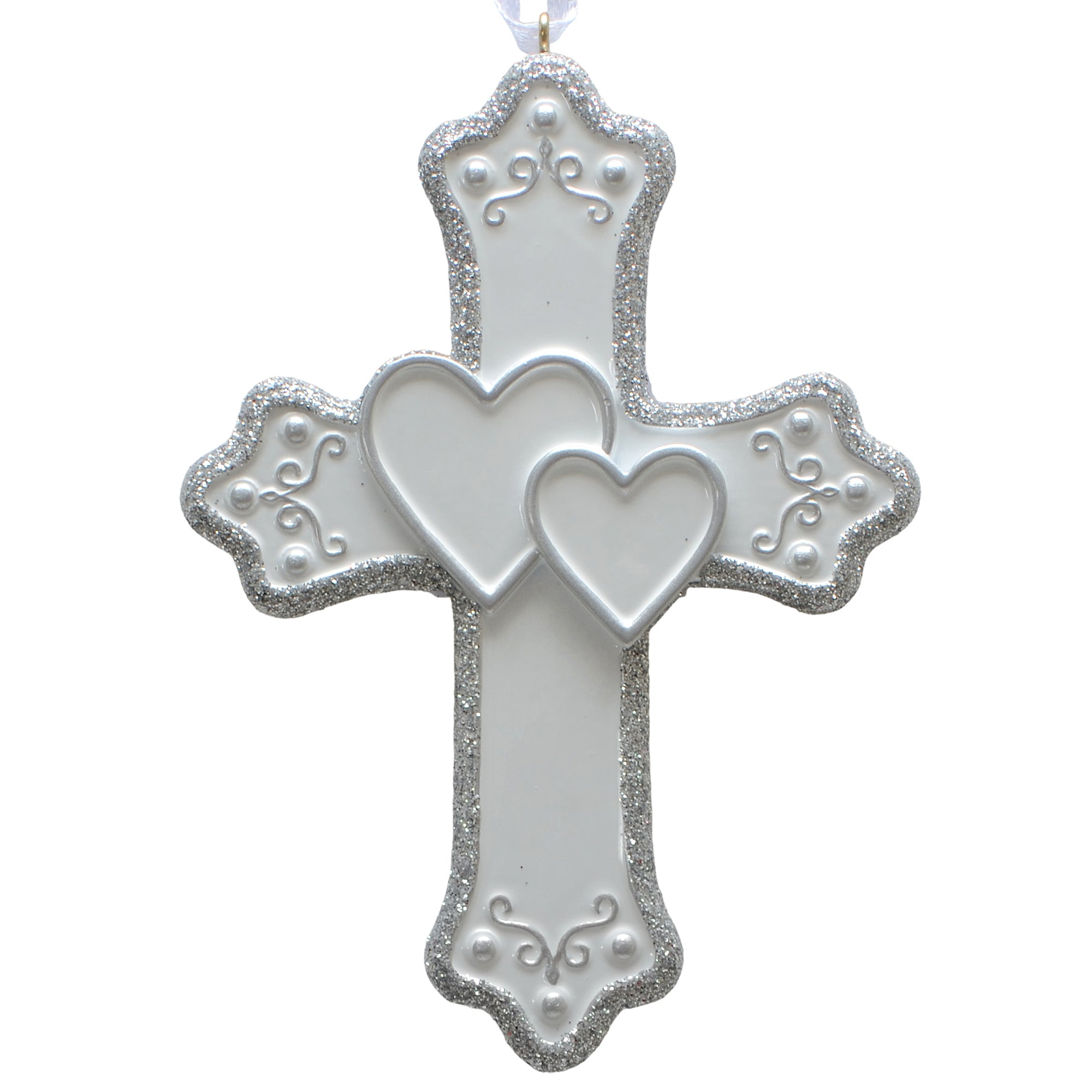 Double Hearts Cross