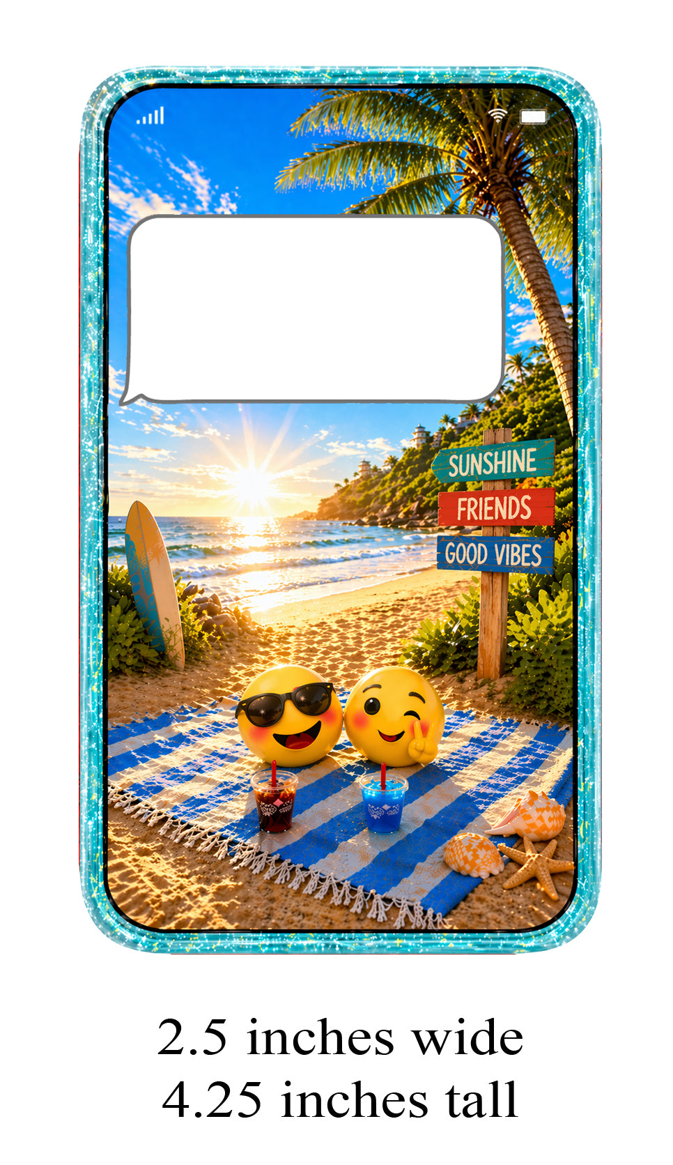 Blue Beach Cell Phone