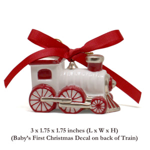 Train Baby's First Ornament