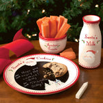 Jolly Santa  Message plate set (3-pc)