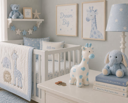 Blue Spotted Small Giraffe
