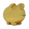 Large Gold Piggy Bank