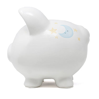 Close-up of rear side with coin slot and star decorations