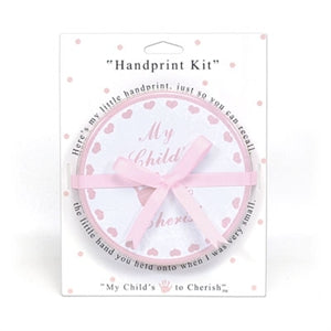 Carded Handprint Kit Pink Child to Cherish 