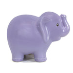 Large Stitched Elephant Bank Lavender 2.5 Child to Cherish 