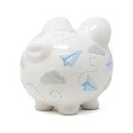 Paper Airplane Piggy Bank Child to Cherish 