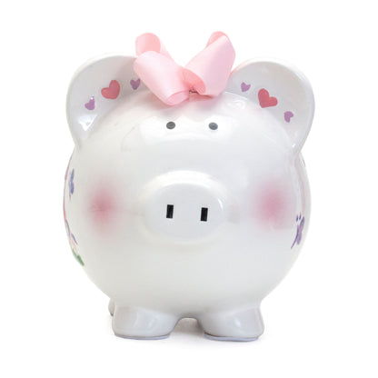 Front-facing view with pink heart accents on ears and blush cheeks