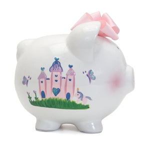 Princess Castle Piggy Bank 3 Child to Cherish 